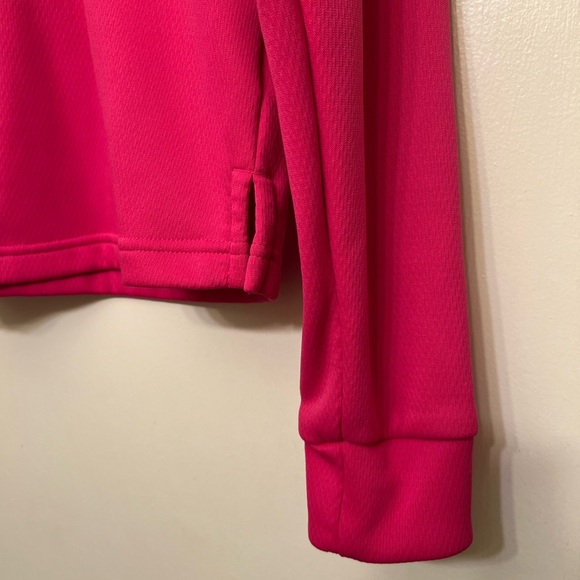 adidas Hot Pink Logo Hoodie, Small - Picture 4 of 8